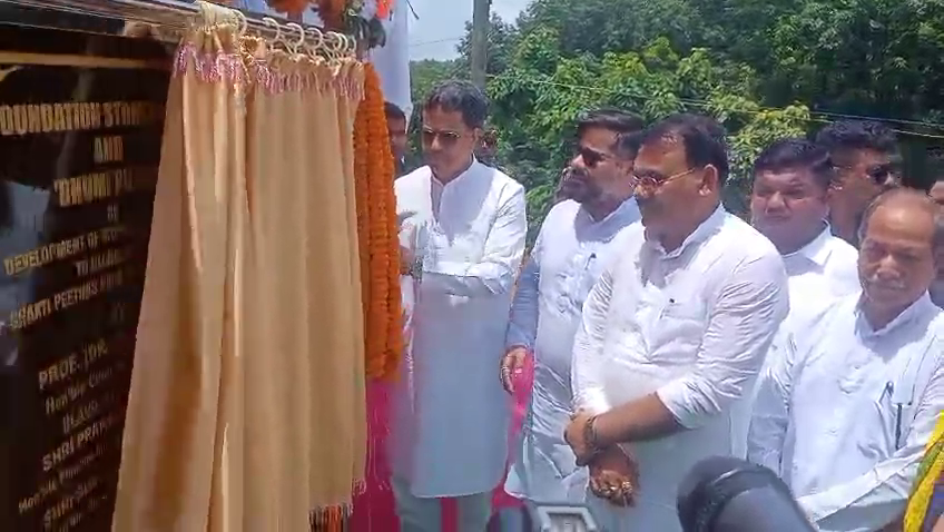 একান্ন শক্তি পিঠের ভূমি পূজা ও ভীতি প্রস্তর অনুষ্ঠানে মুখ্যমন্ত্রী