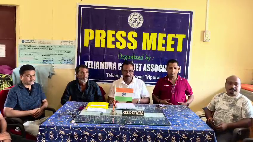 রাজ্য সিনিয়র ক্রিকেট টুর্নামেন্টে তেলিয়ামুড়া থেকে ১৫ খেলোয়াড়ের নাম ঘোষণা।